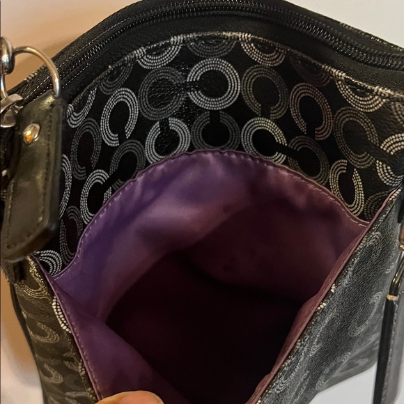 Coach Op Art Crossbody Bag in Signature Coated Canvas - Picture 8 of 10